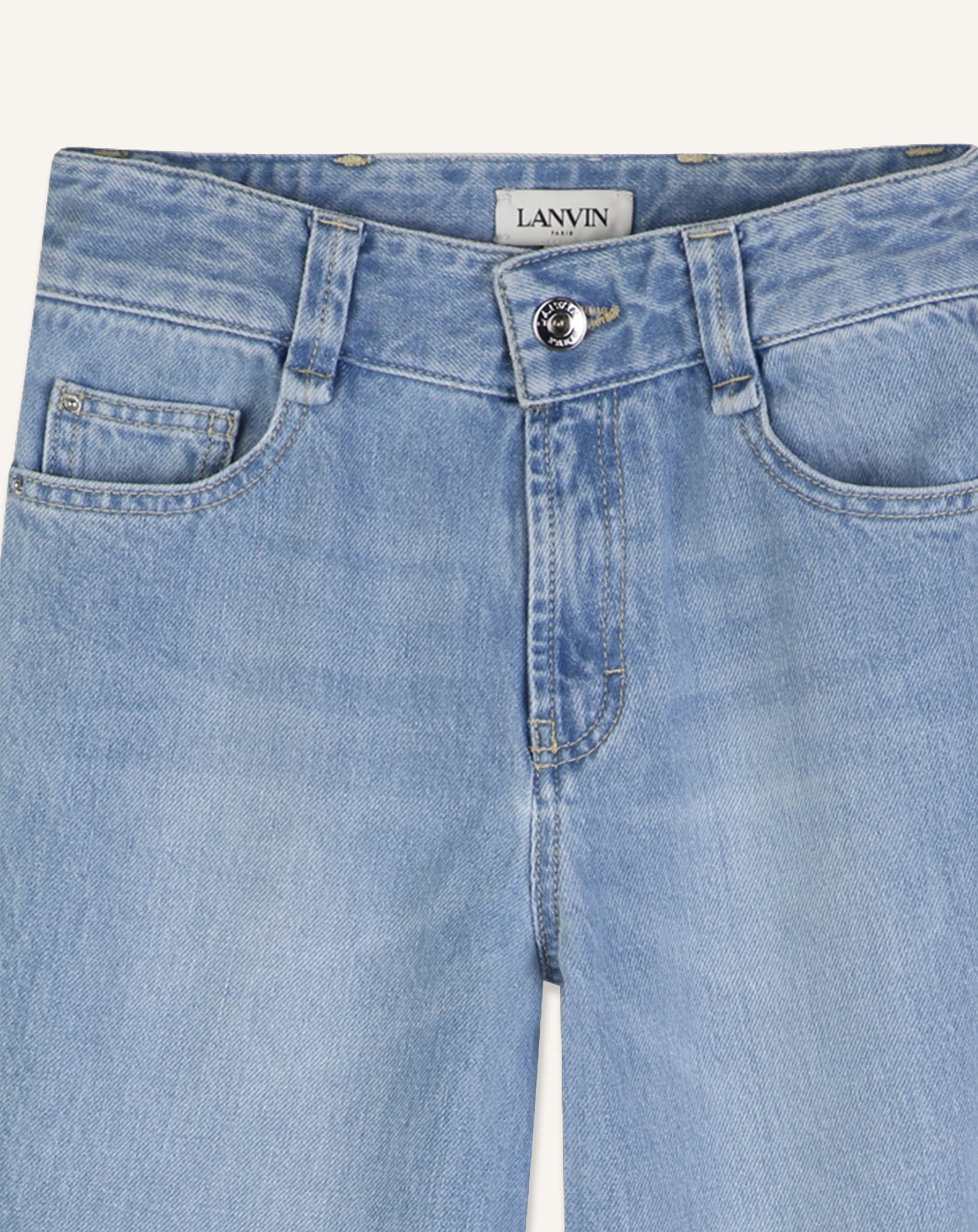 TWISTED STITCH DENIM PANTS - Image 4
