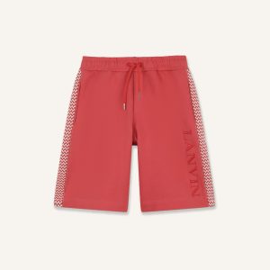 LANVIN CURB COTTON BERMUDA SHORTS