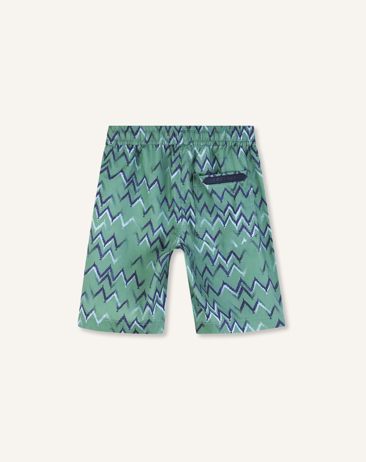 PRINTED COTTON POPLINE BERMUDA SHORTS - Image 3