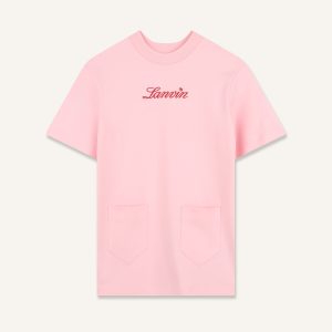 SHORT SLEEVE TEE-SHIRT DRESS IN COTTON