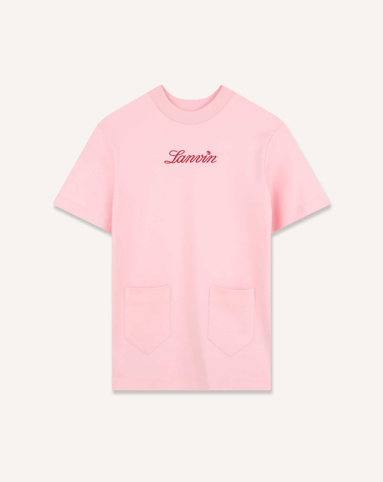 SHORT SLEEVE TEE-SHIRT DRESS IN COTTON