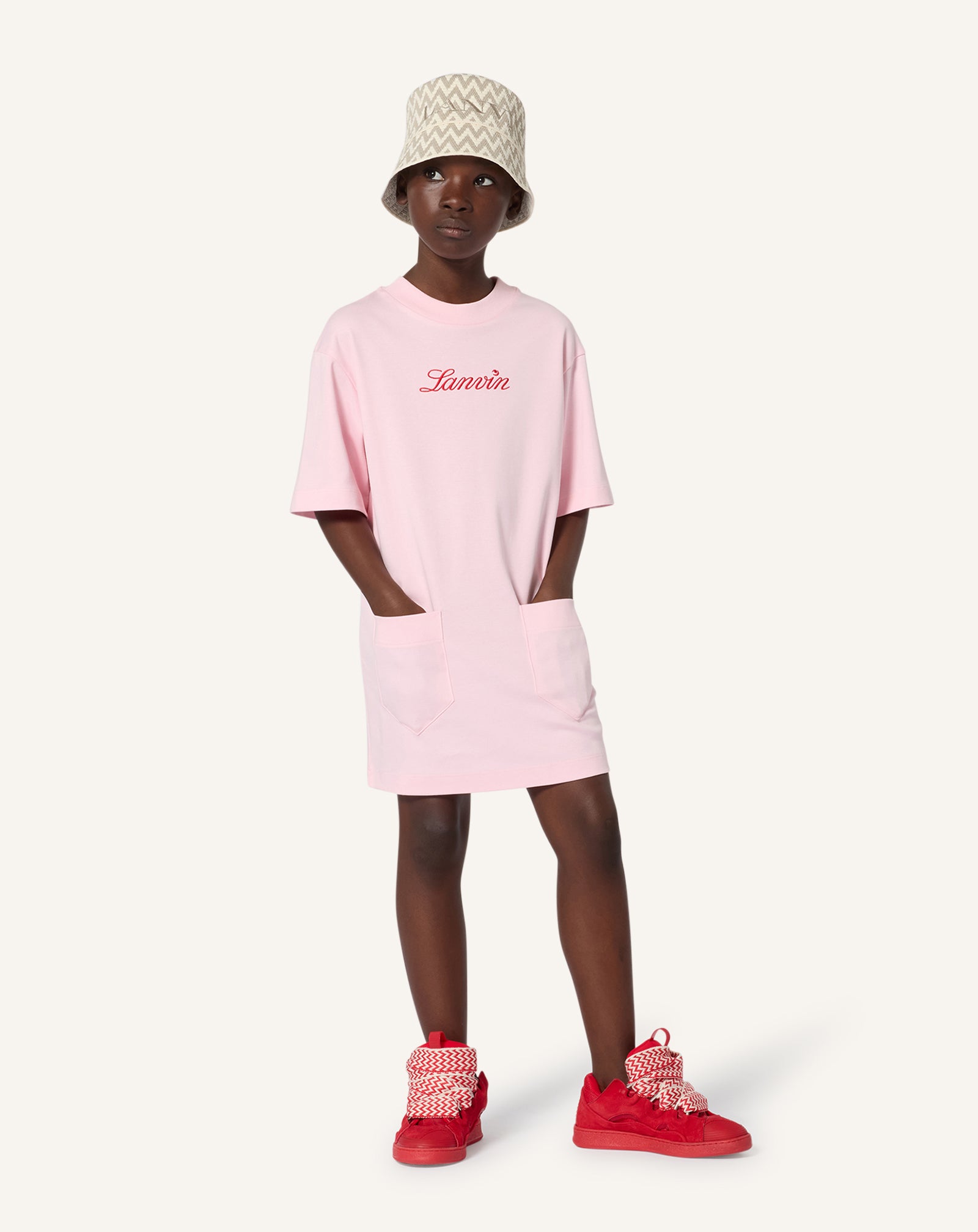 SHORT SLEEVE TEE-SHIRT DRESS IN COTTON - Image 2