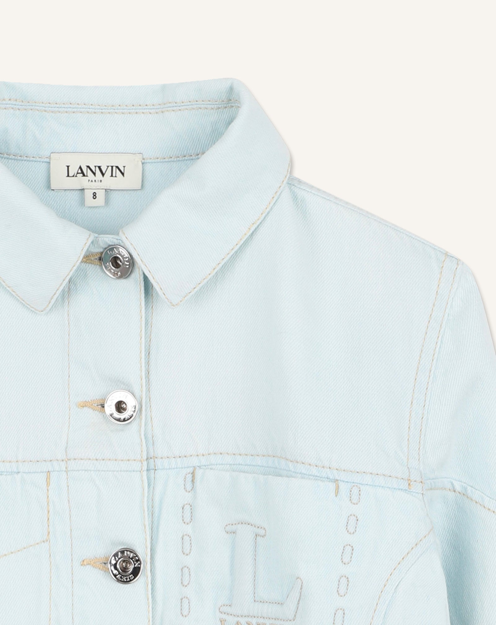 EMBROIDERED LANVIN DENIM JACKET - Image 4