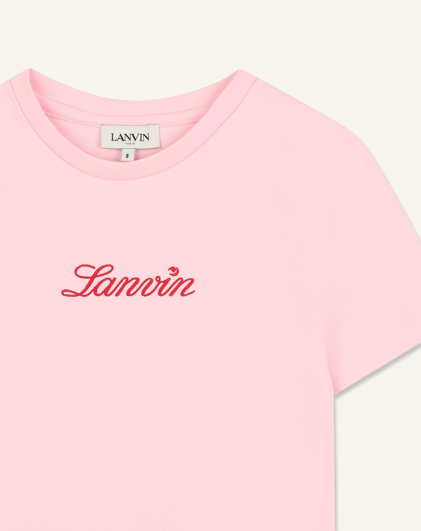 LANVIN LOGO COTTON TEE-SHIRT - Image 4