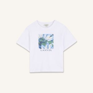 DAISY PRINT COTTON T-SHIRT