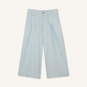 WIDE-LEG DENIM PANTS