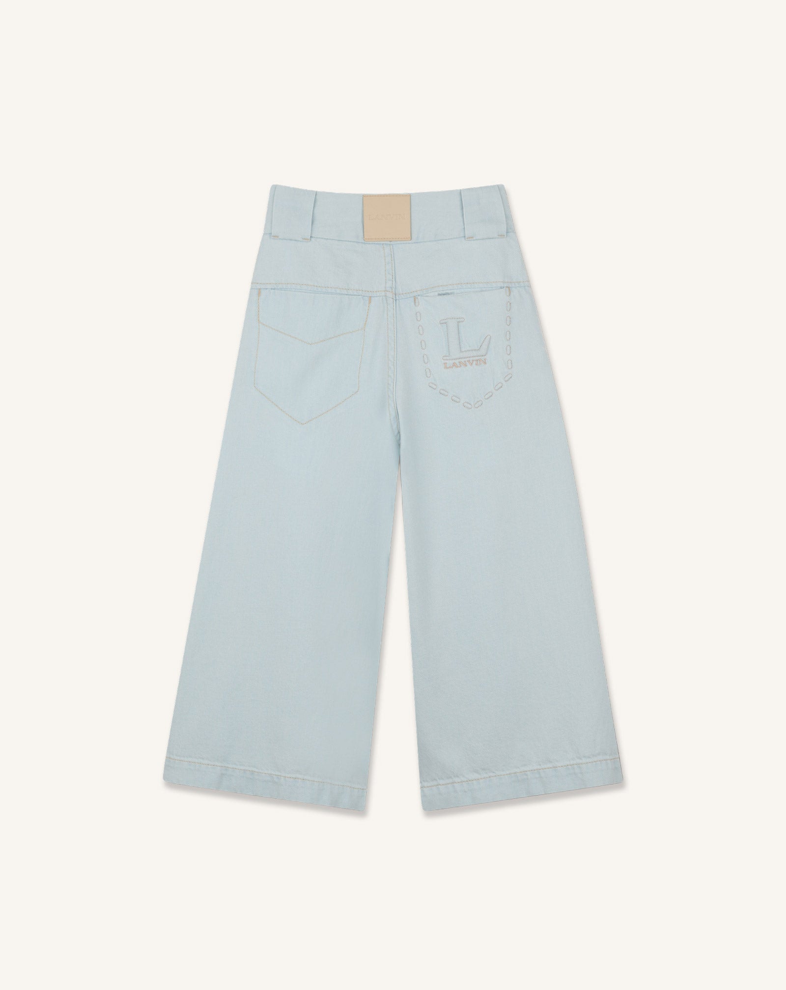 WIDE-LEG DENIM PANTS - Image 3