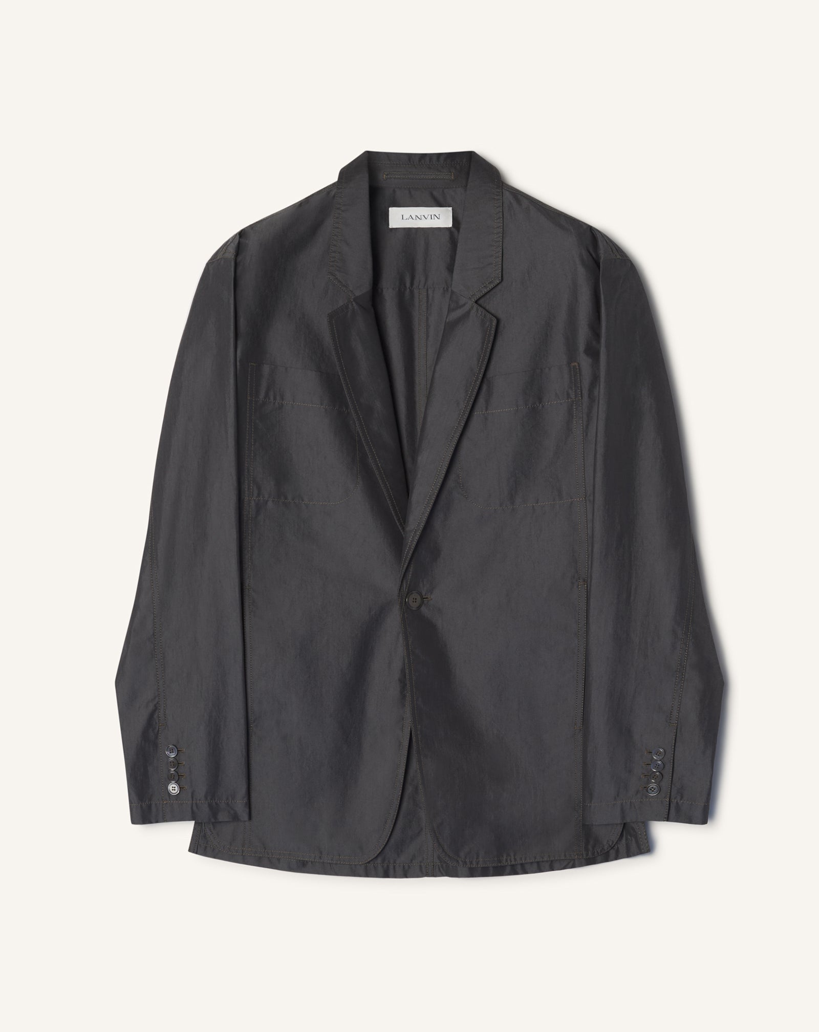 LOOSE-FIT CHAMBRAY JACKET