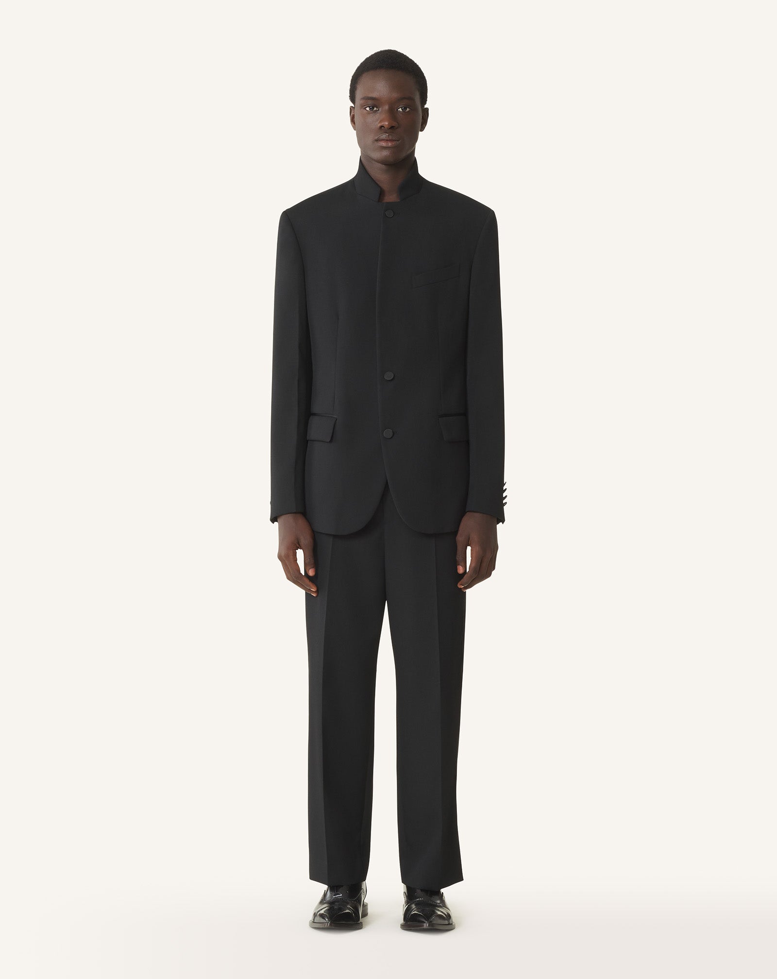 WOOL JACKET WITH STAND-UP COLLAR - Image 2
