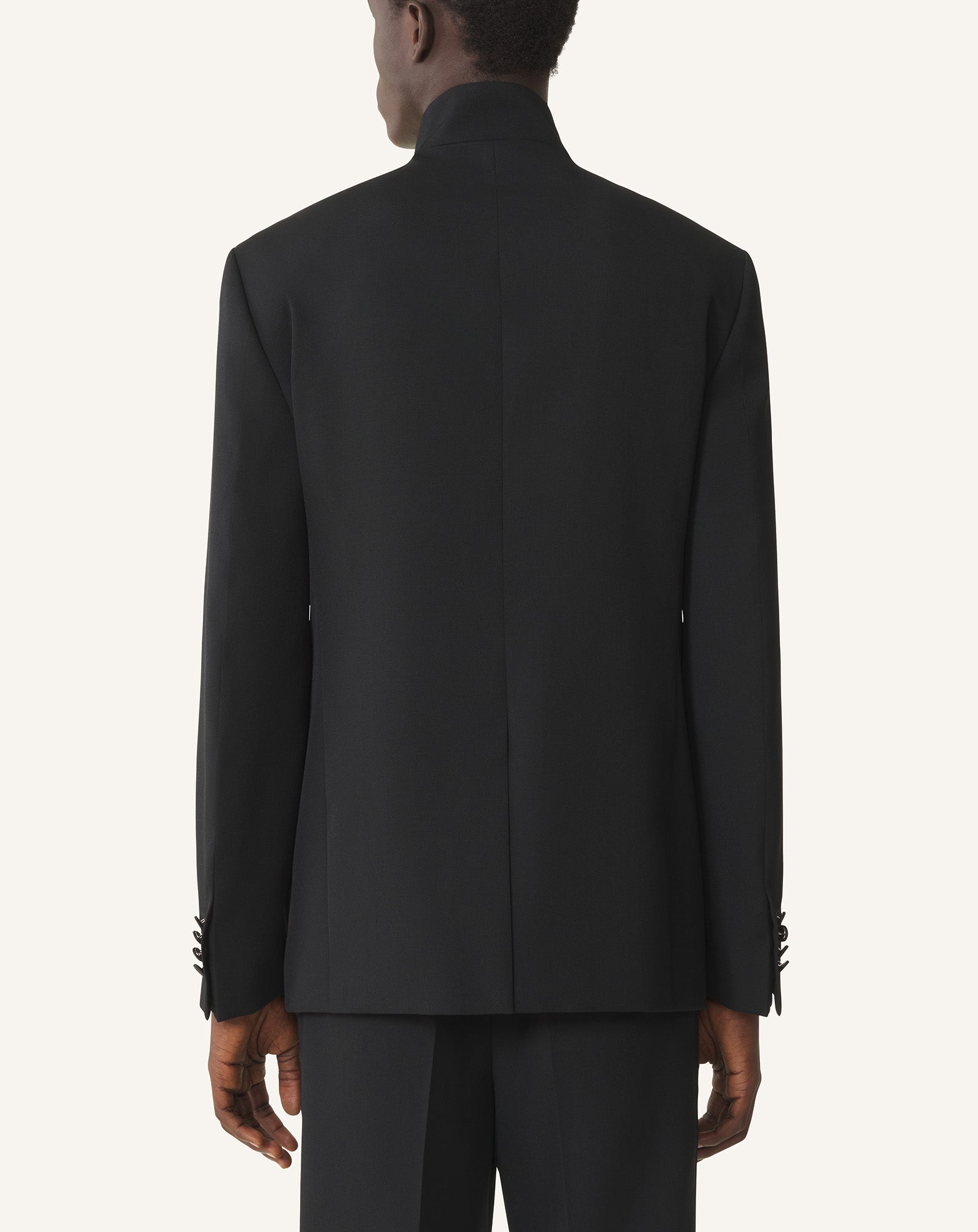 WOOL JACKET WITH STAND-UP COLLAR - Image 4