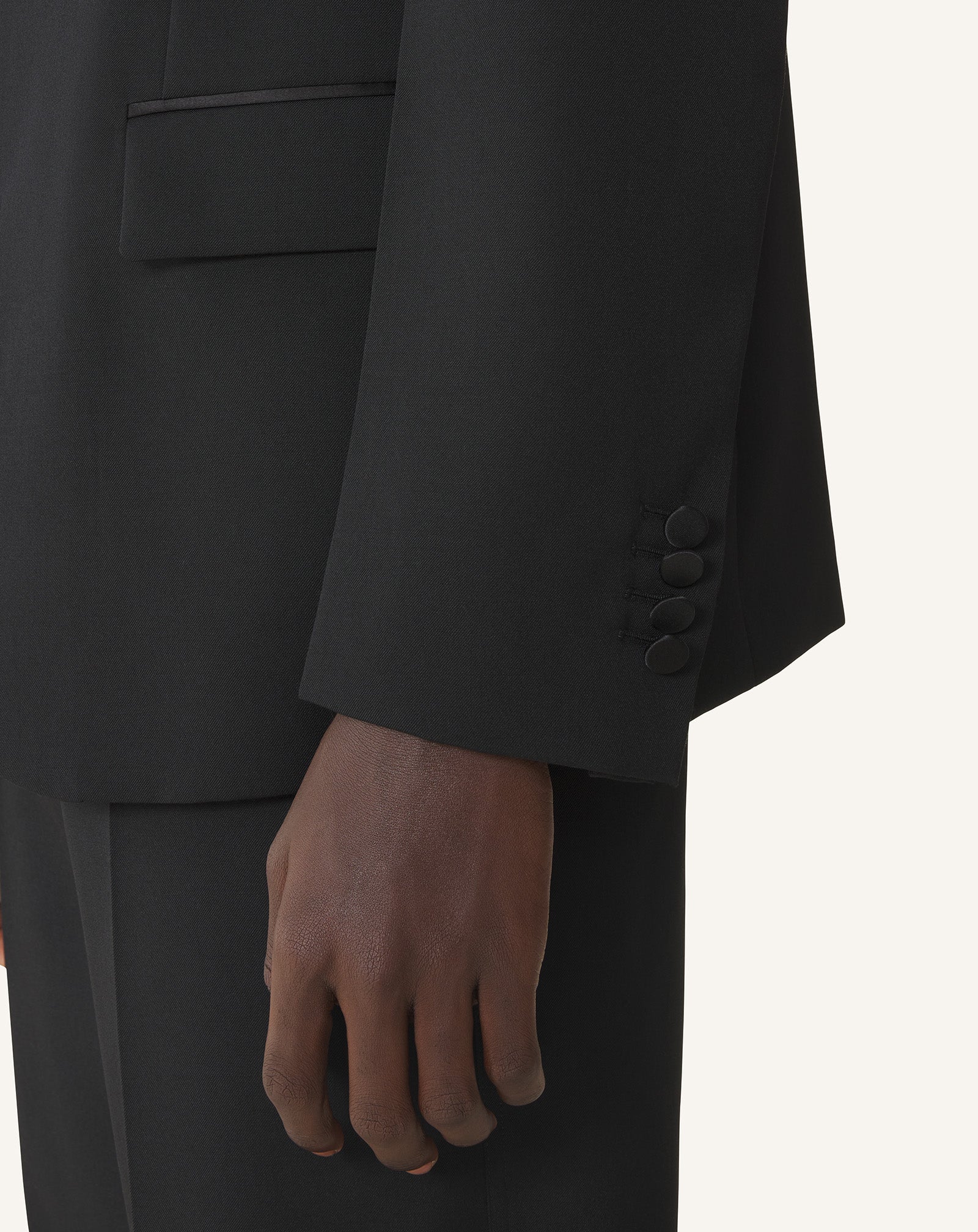 WOOL JACKET WITH STAND-UP COLLAR - Image 6