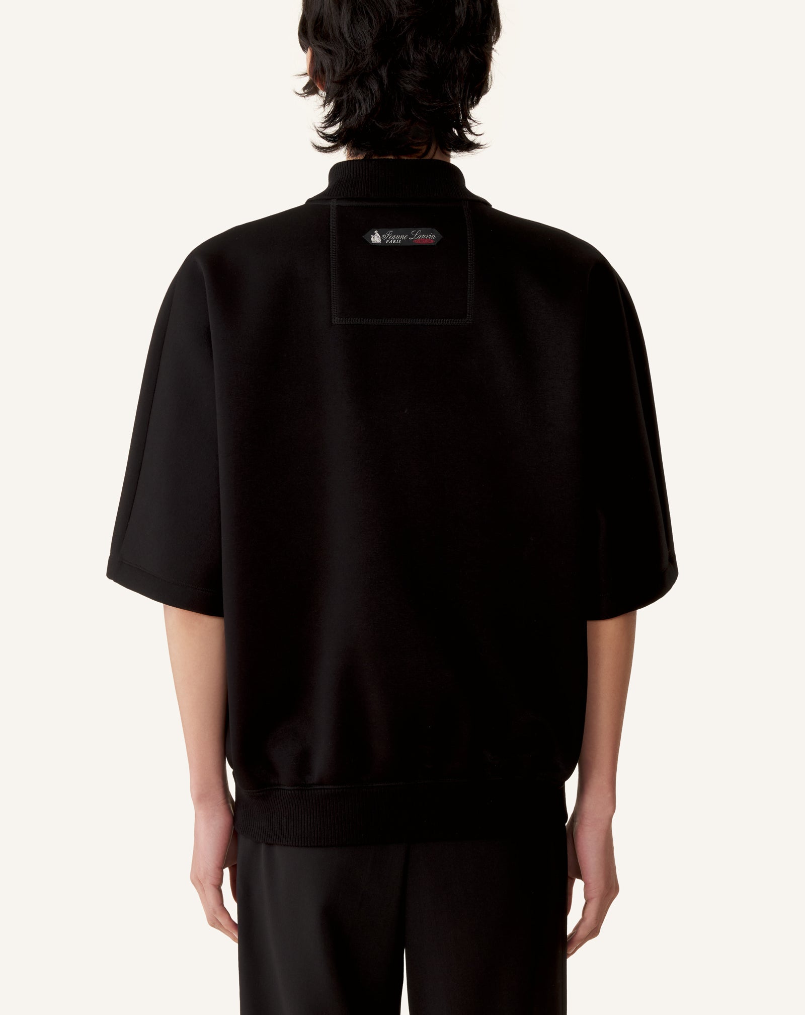 LOOSE-FIT DOUBLE-FACE JERSEY POLO SHIRT - Image 4