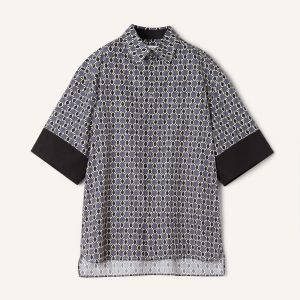 LOOSE-FIT PRINTED COTTON SHIRT