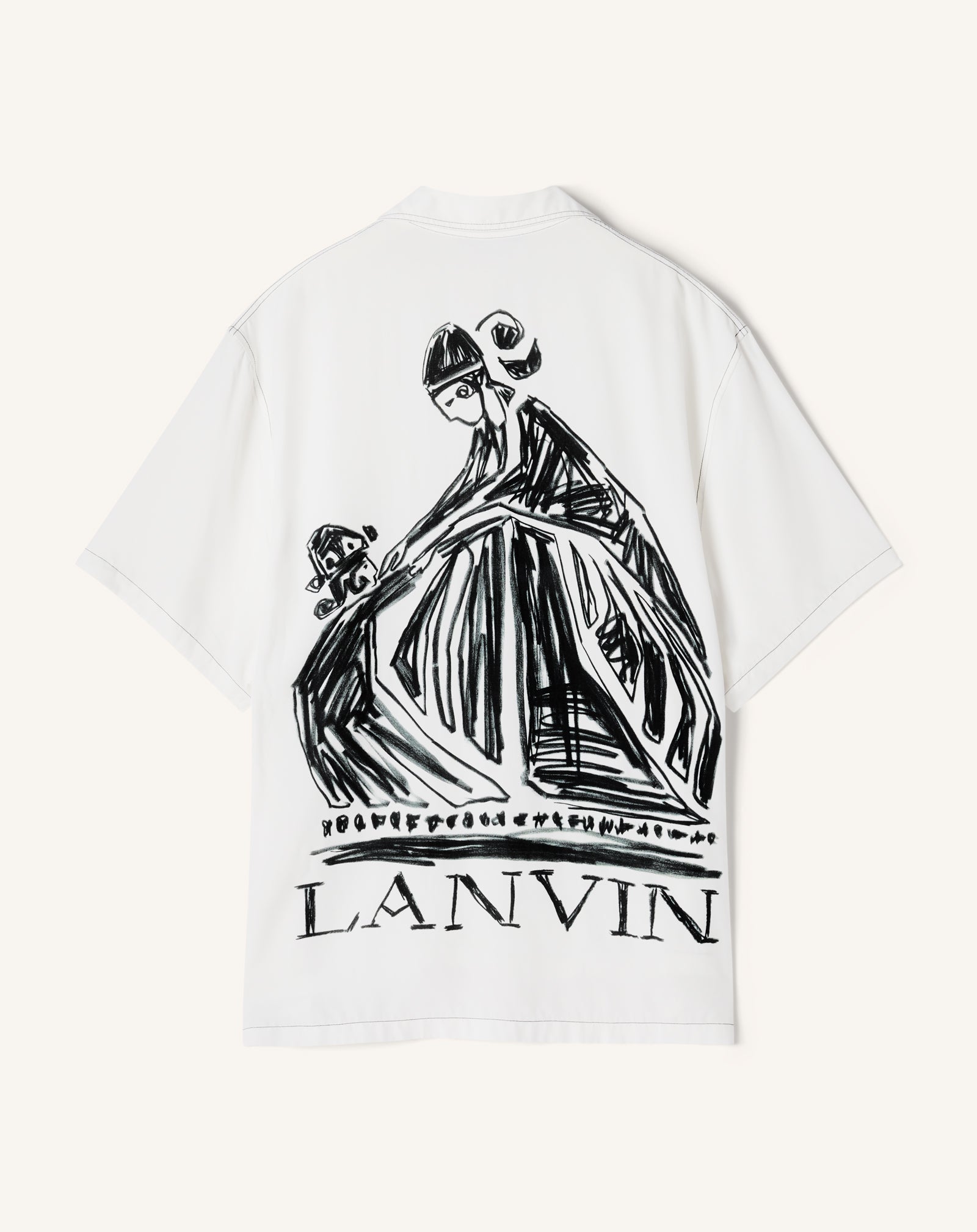SHIRT WITH MOTHER AND CHILD PRINT ON THE BACK - Image 6