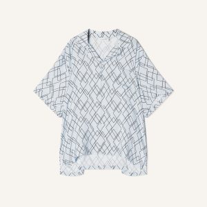 PRINTED FLOWY SHIRT
