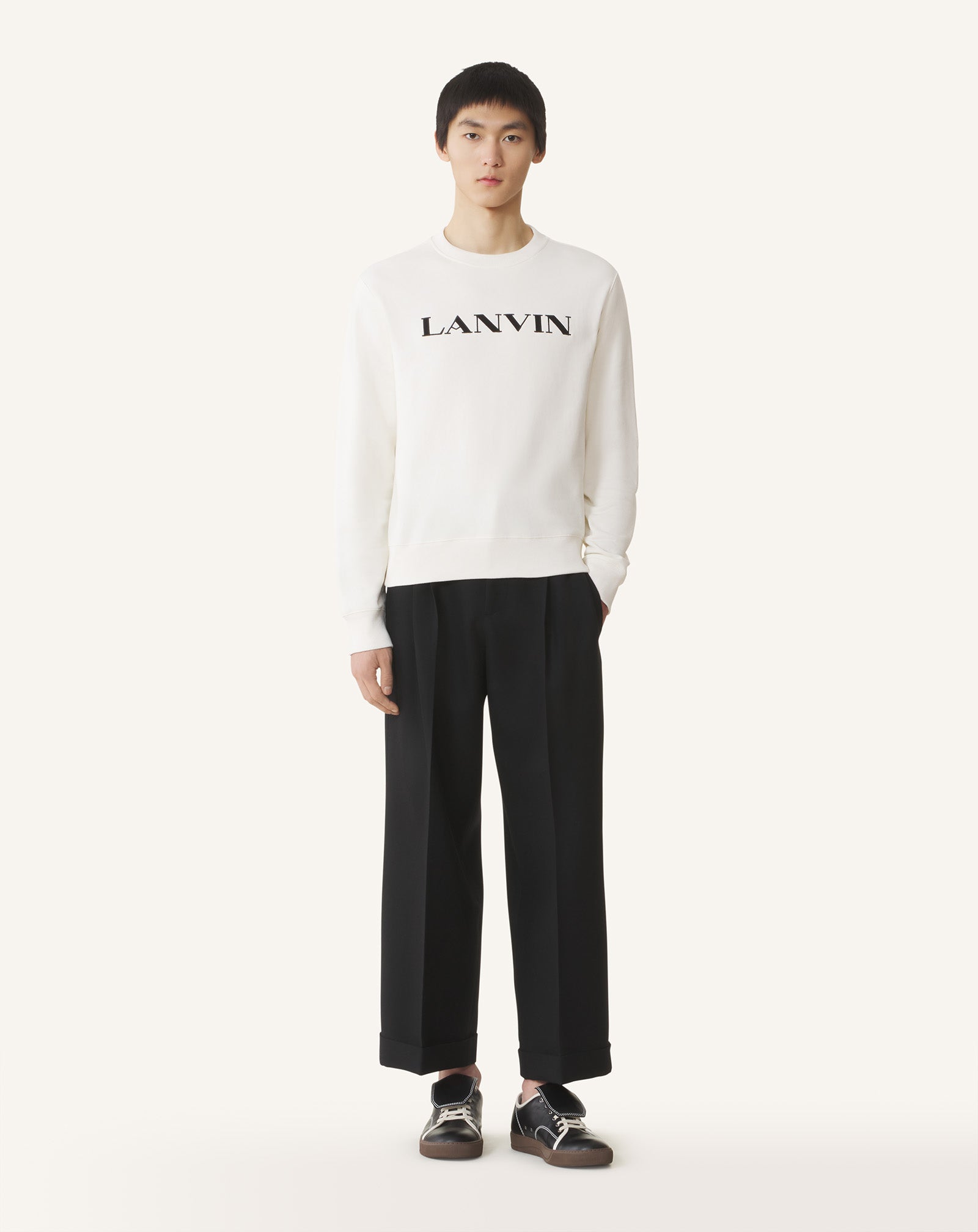 LANVIN EMBROIDERED COTTON SWEATSHIRT - Image 2