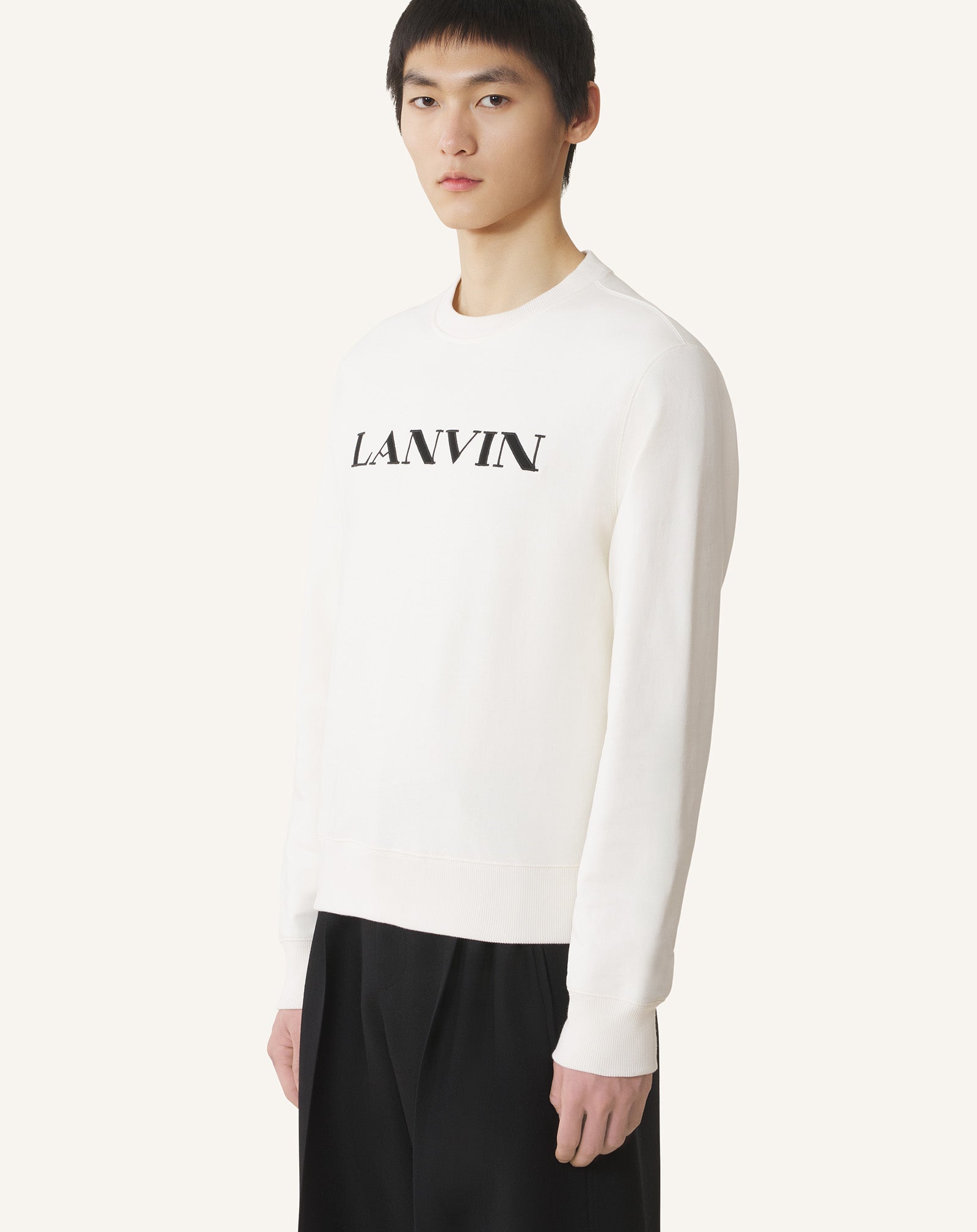 LANVIN EMBROIDERED COTTON SWEATSHIRT - Image 3