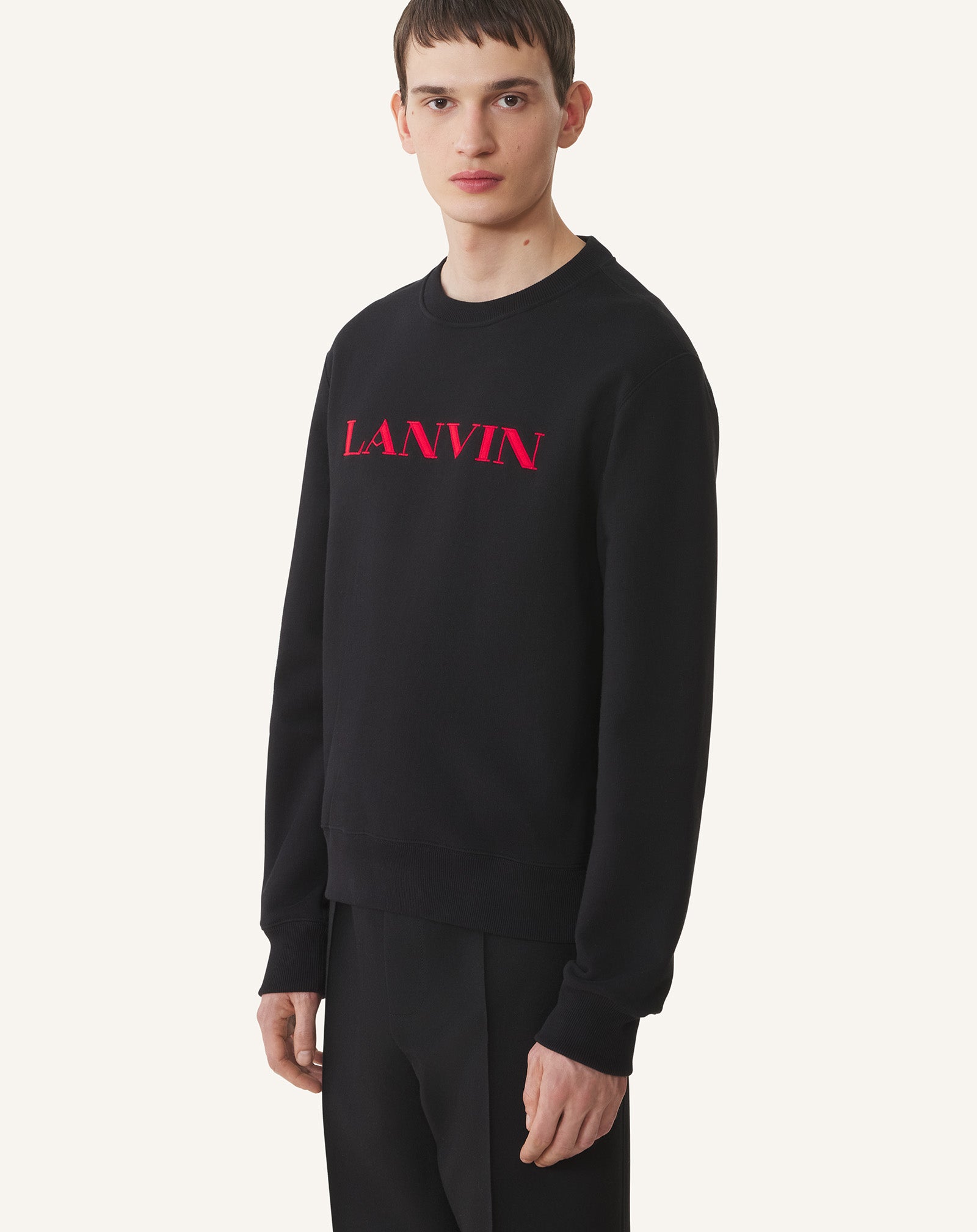 LANVIN EMBROIDERED COTTON SWEATSHIRT - Image 3