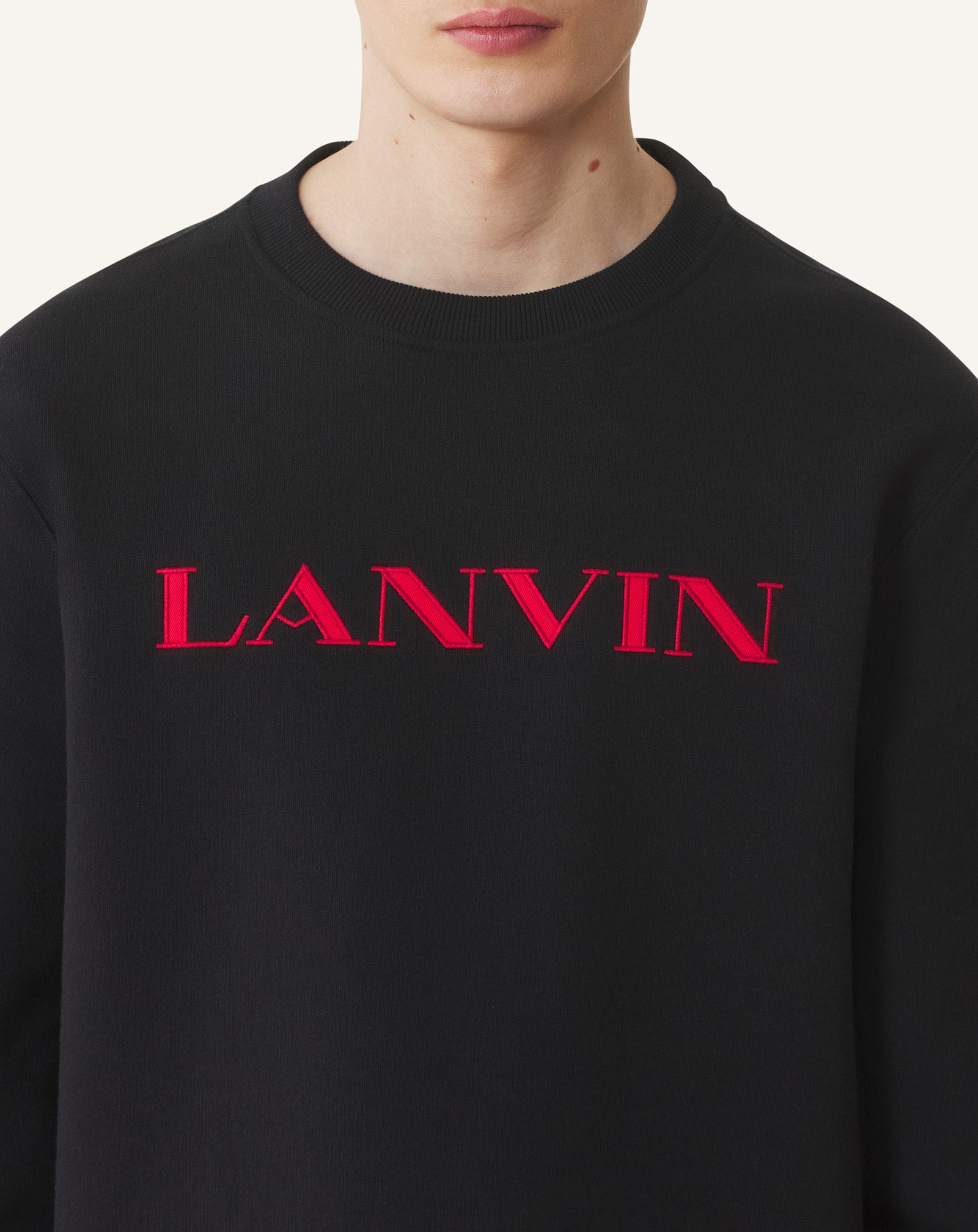 LANVIN EMBROIDERED COTTON SWEATSHIRT - Image 5
