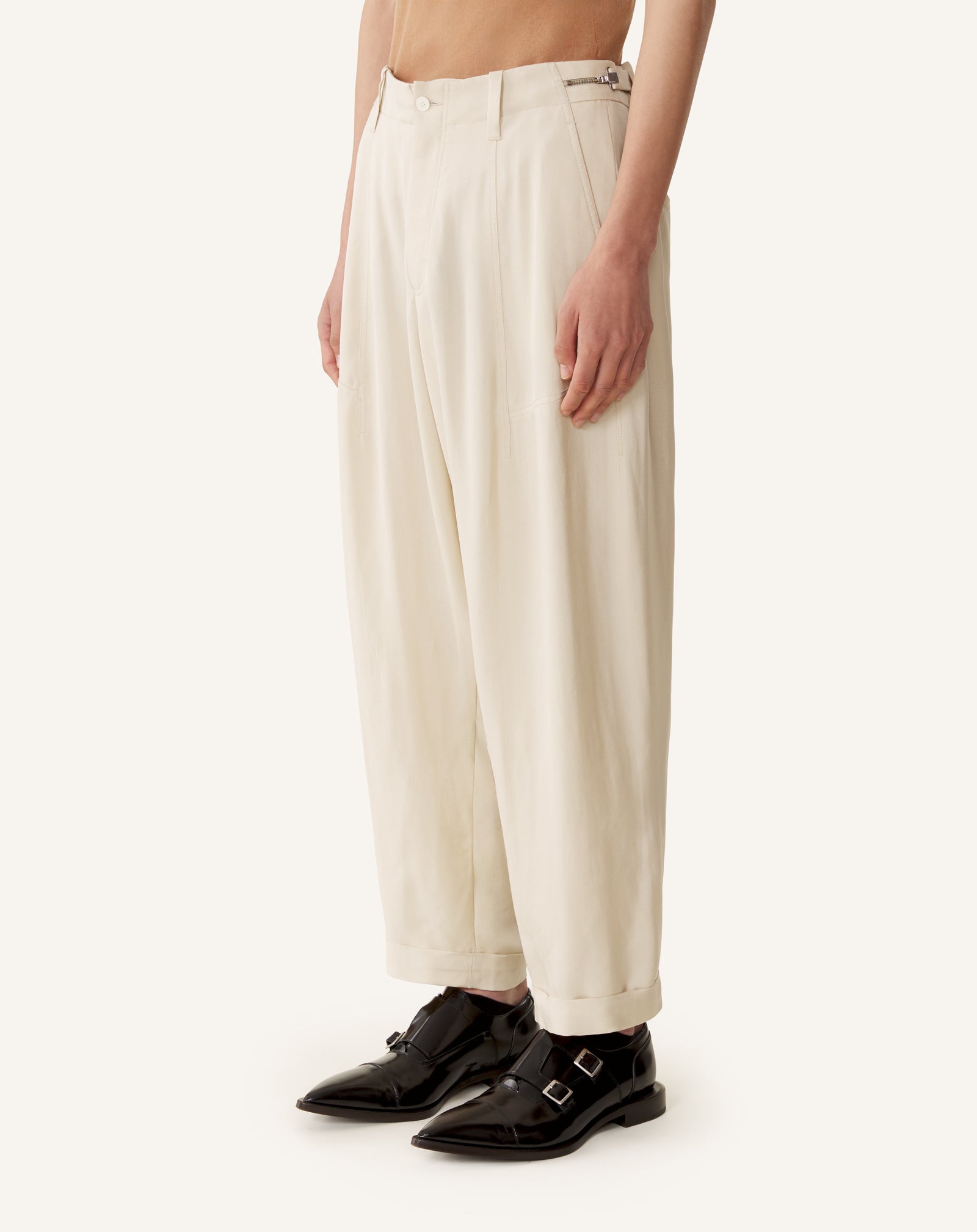LOOSE-FIT PANTS IN VISCOSE - Image 3
