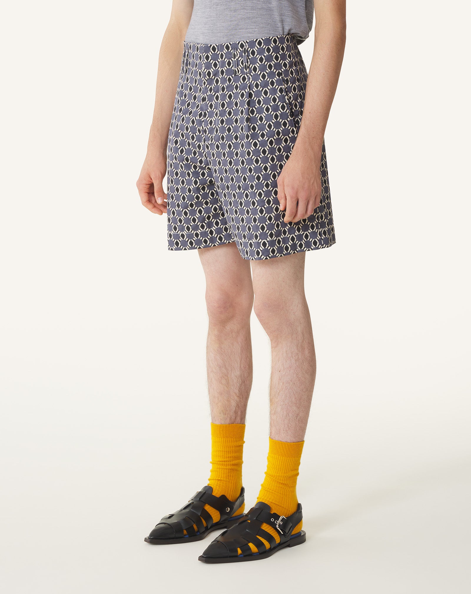 PRINTED COTTON SHORTS - Image 3