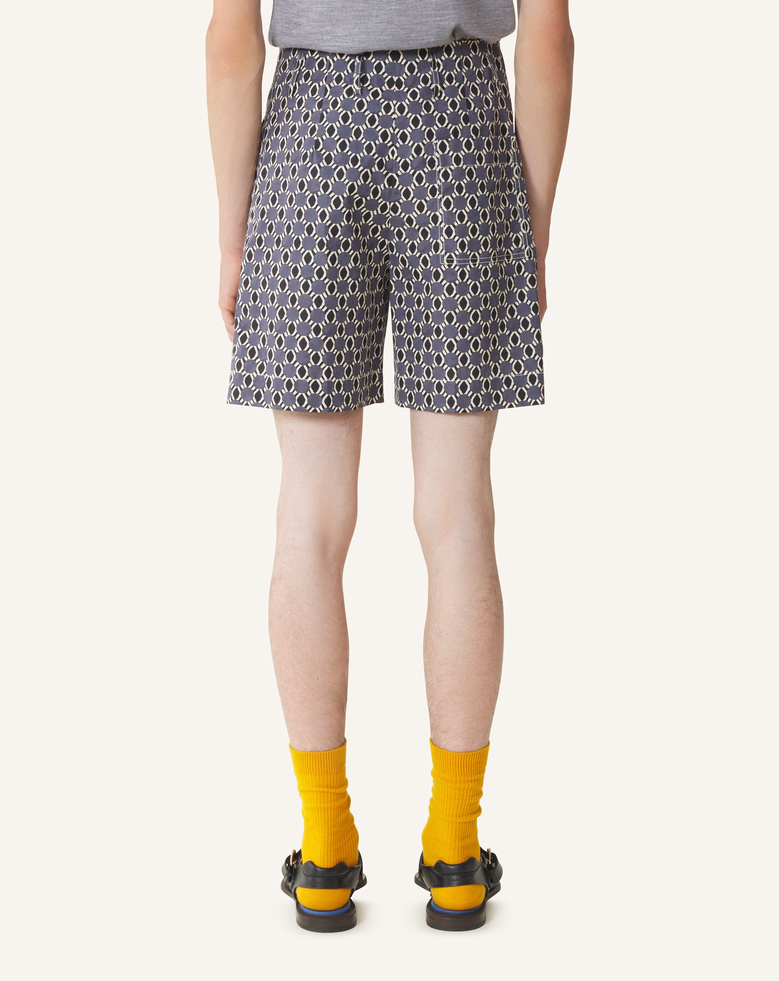 PRINTED COTTON SHORTS - Image 4
