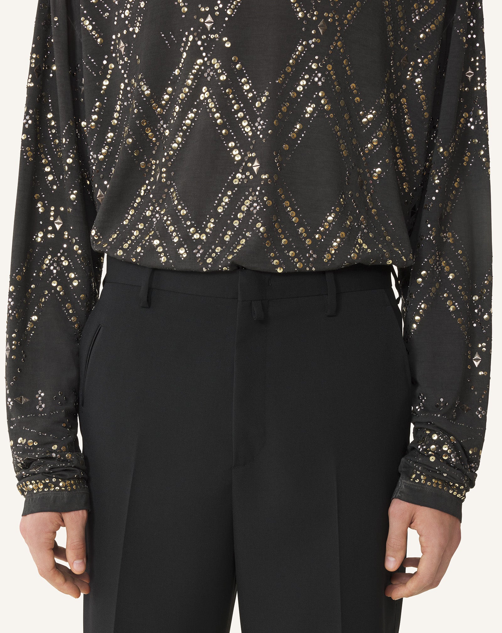 STRAIGHT-LEG WOOL PANTS - Image 5