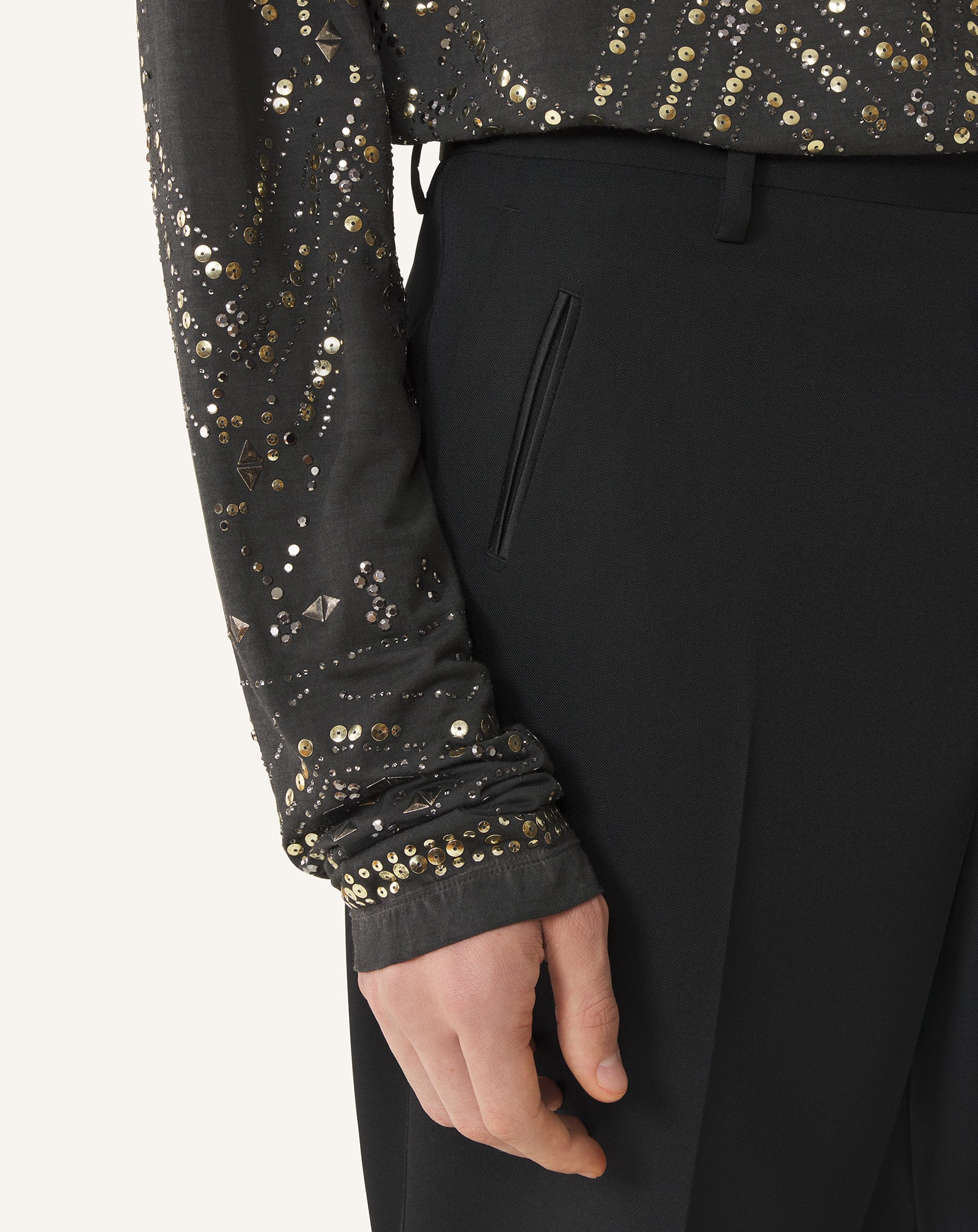 STRAIGHT-LEG WOOL PANTS - Image 6