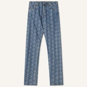 LUNAR YEAR JACQUARD DENIM PANTS