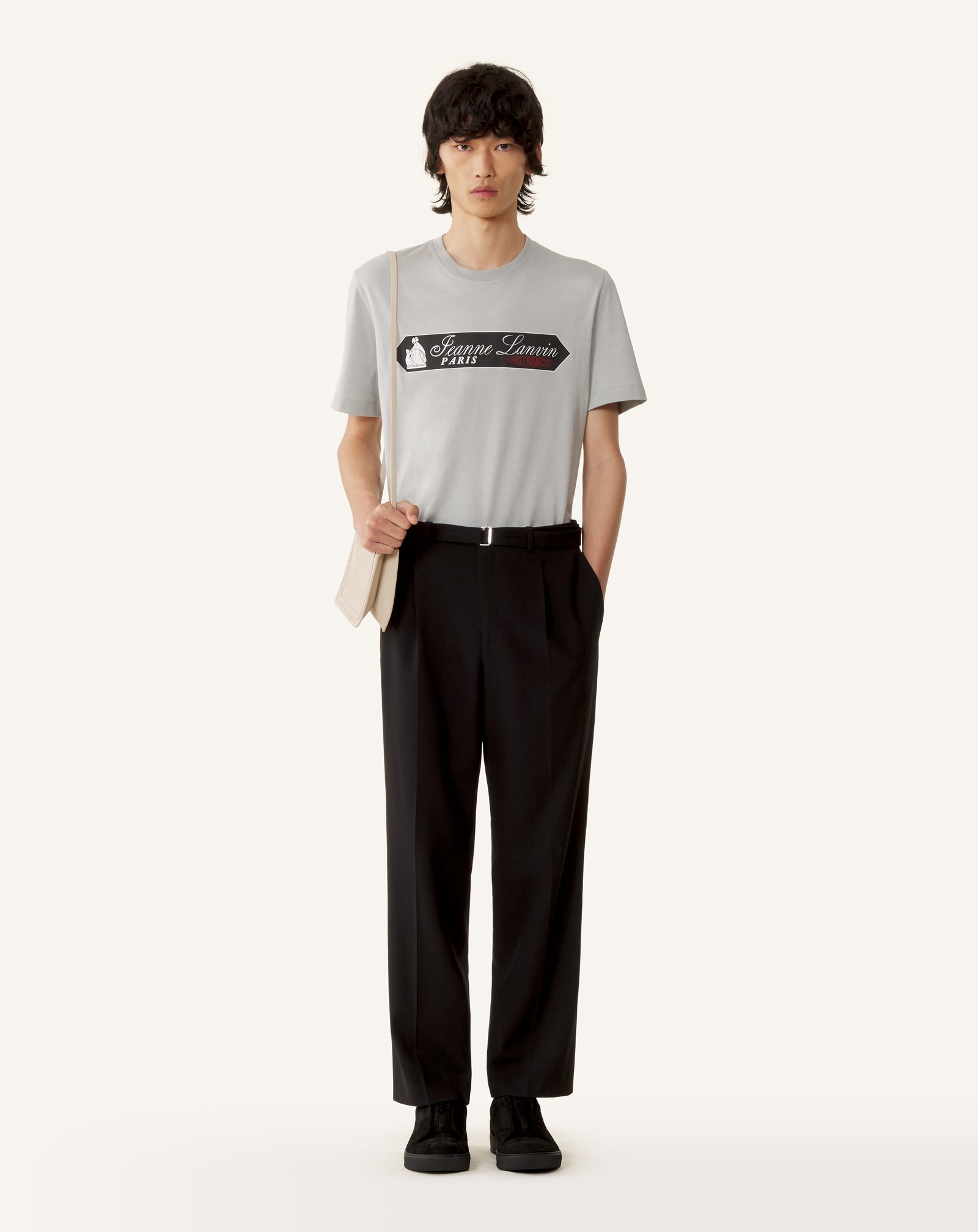 PRINTED LANVIN SIGNATURE LABEL T-SHIRT - Image 2