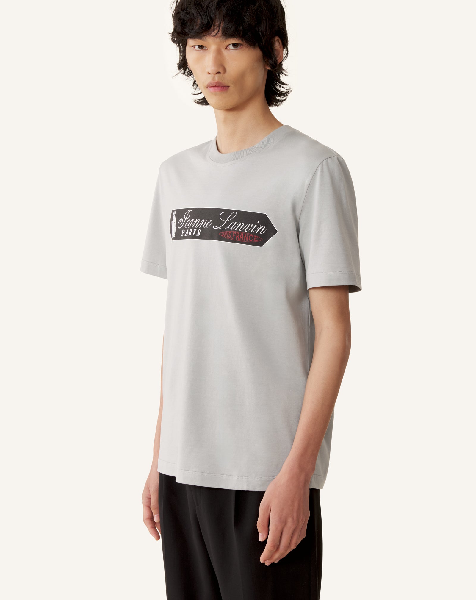 PRINTED LANVIN SIGNATURE LABEL T-SHIRT - Image 3