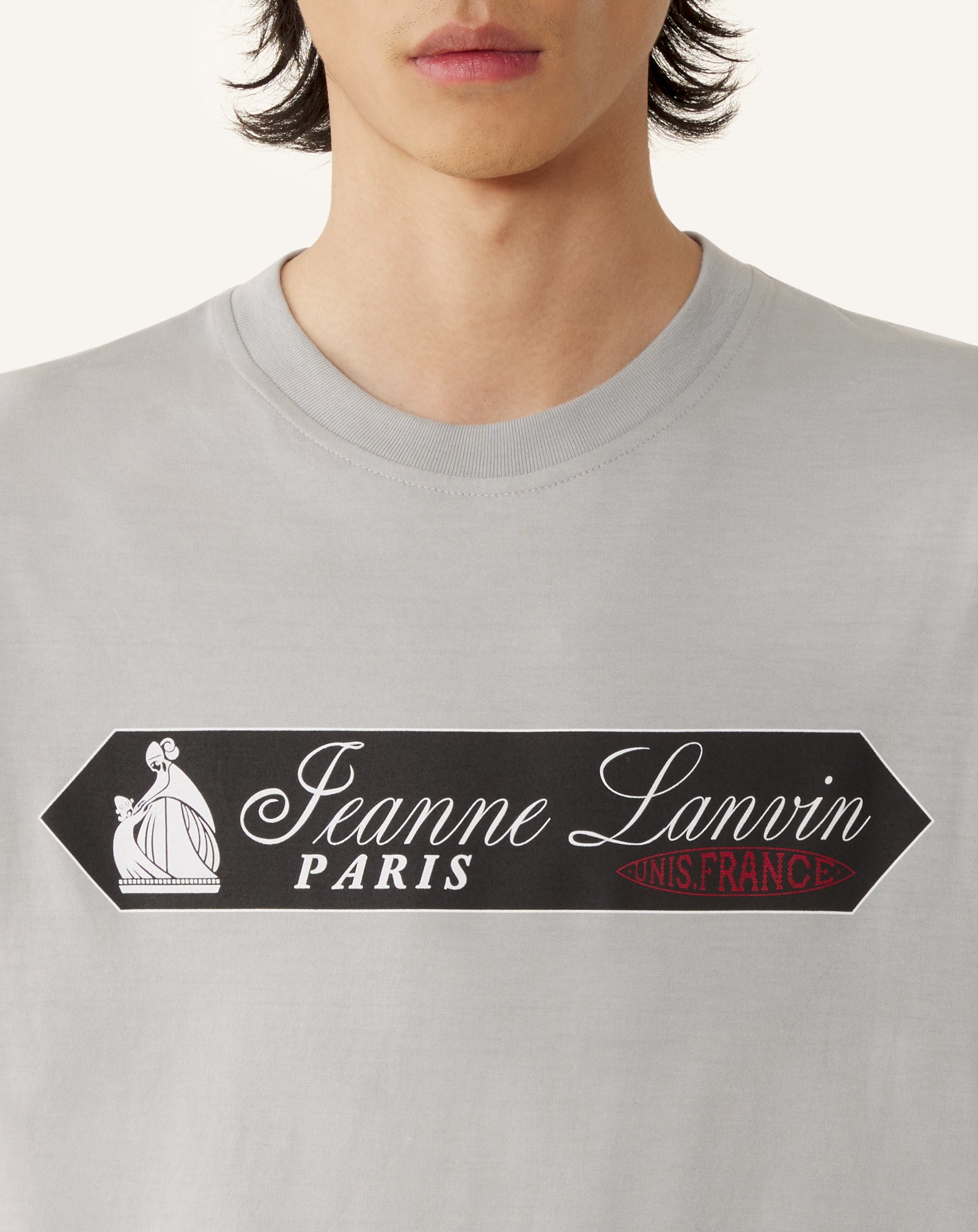PRINTED LANVIN SIGNATURE LABEL T-SHIRT - Image 5