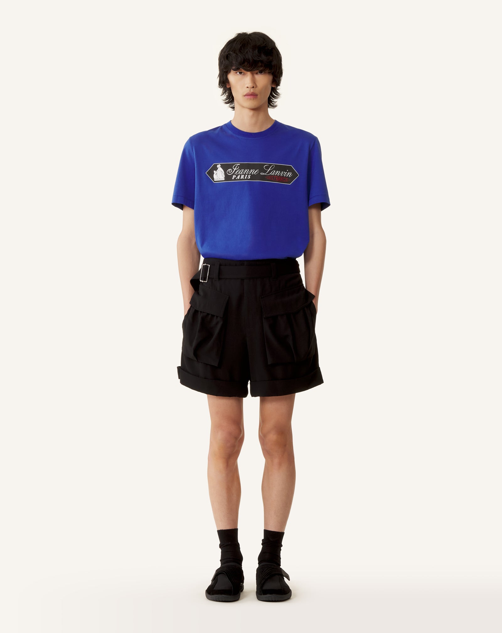 PRINTED LANVIN SIGNATURE LABEL T-SHIRT - Image 2