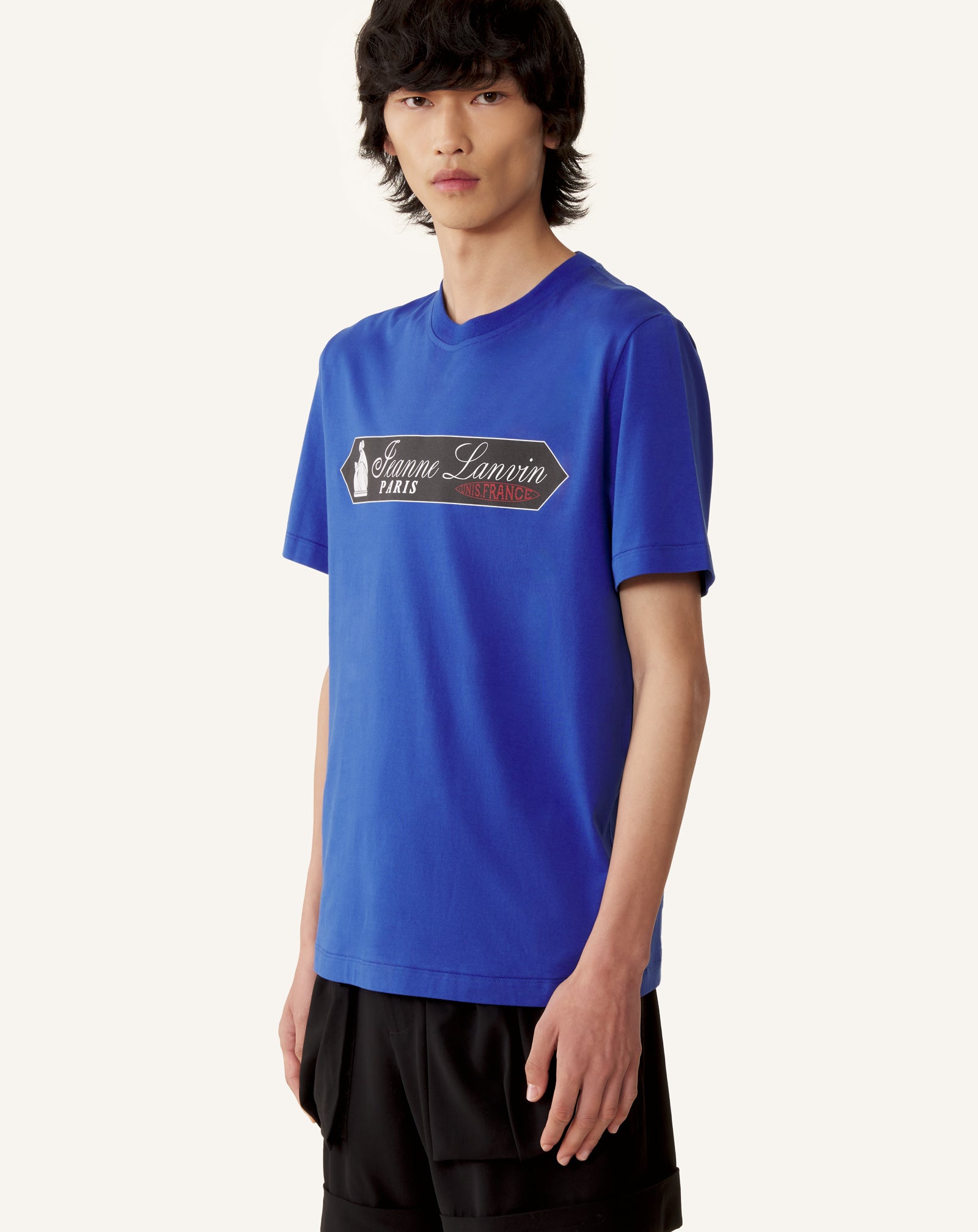 PRINTED LANVIN SIGNATURE LABEL T-SHIRT - Image 3