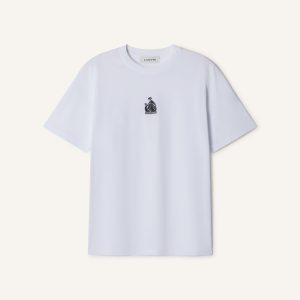 MOTHER AND CHILD EMBROIDERED COTTON JERSEY T-SHIRT