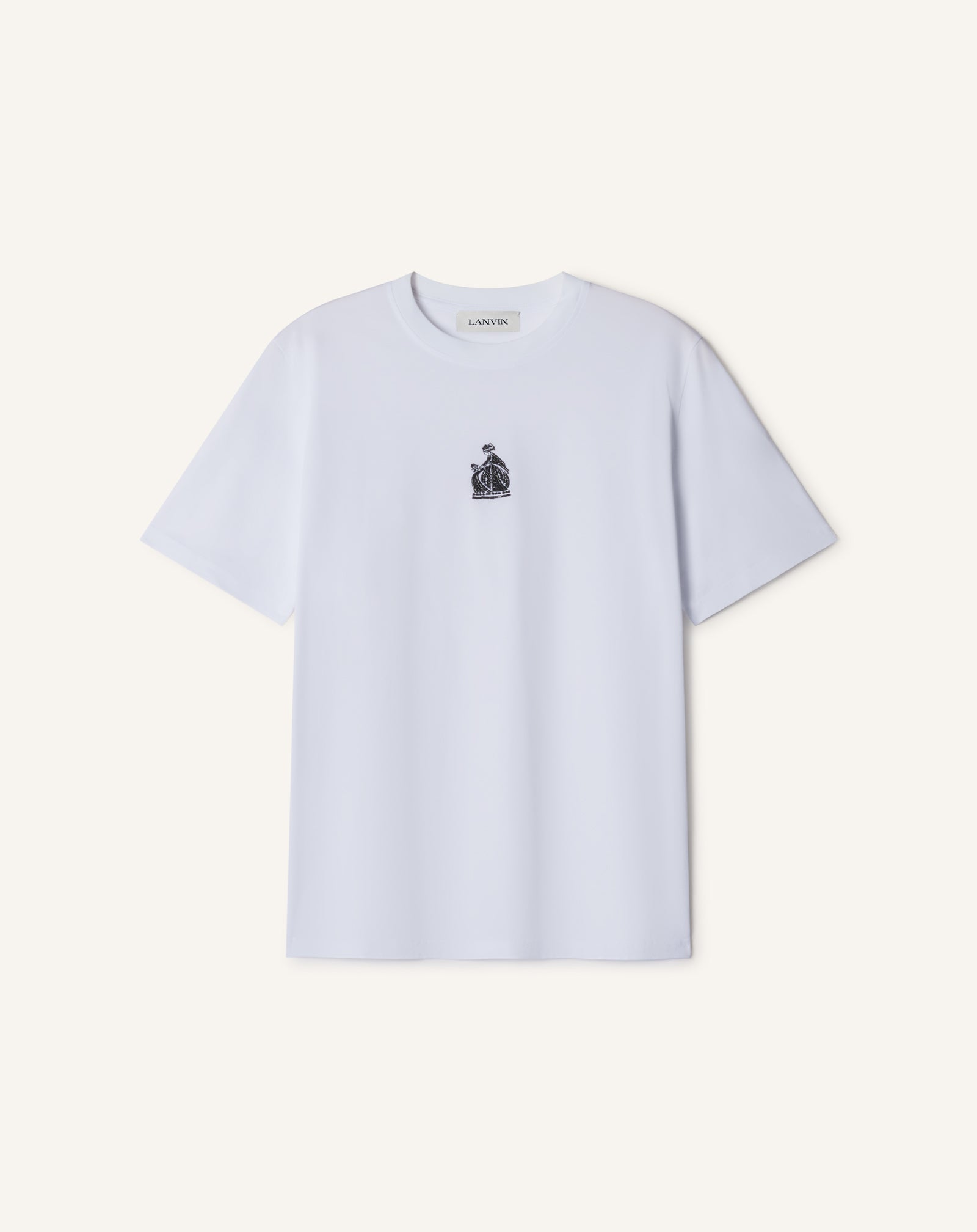MOTHER AND CHILD EMBROIDERED COTTON JERSEY T-SHIRT