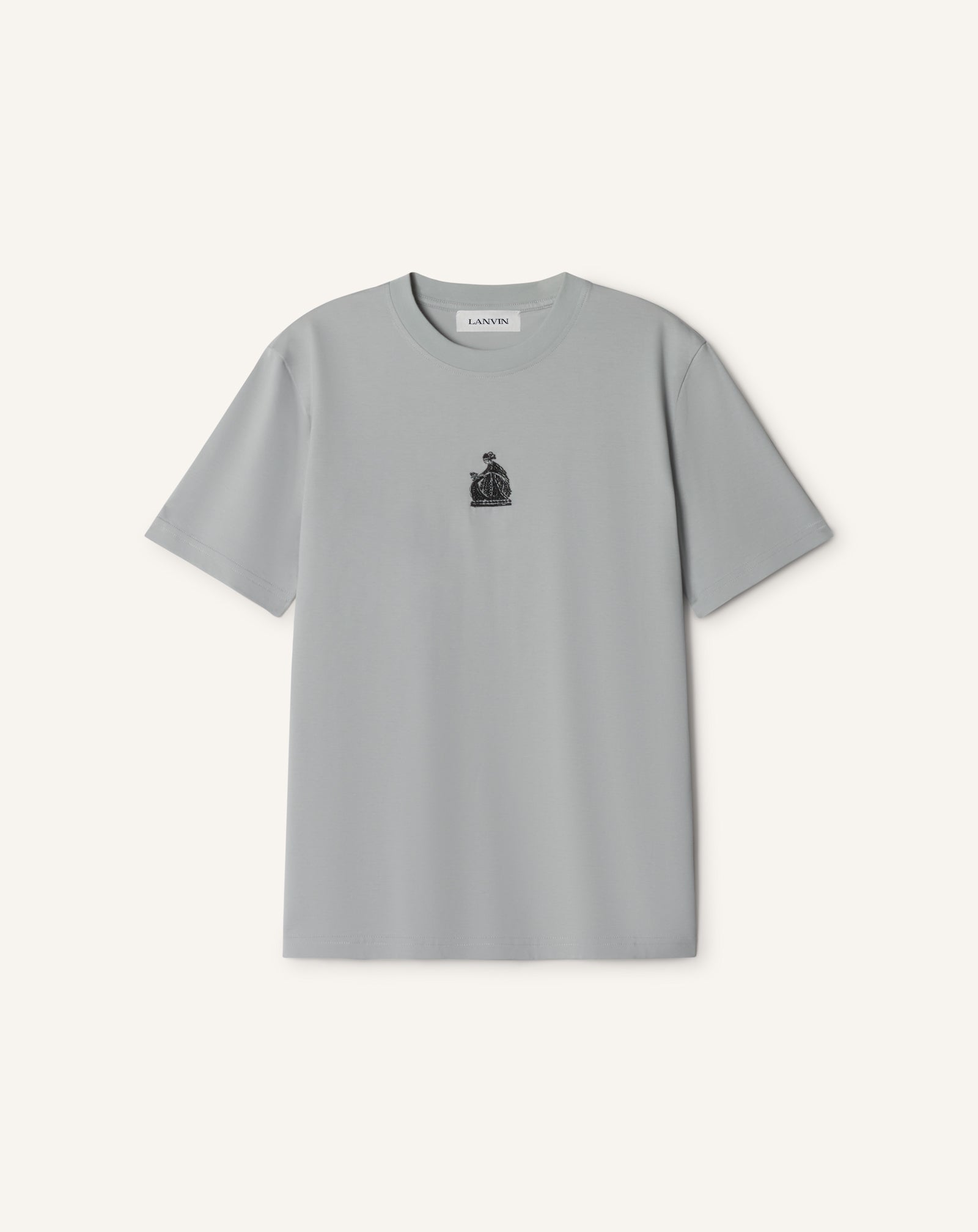 MOTHER AND CHILD EMBROIDERED COTTON JERSEY T-SHIRT