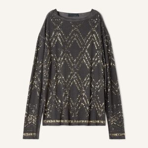 SEQUIN AND BEAD TOP