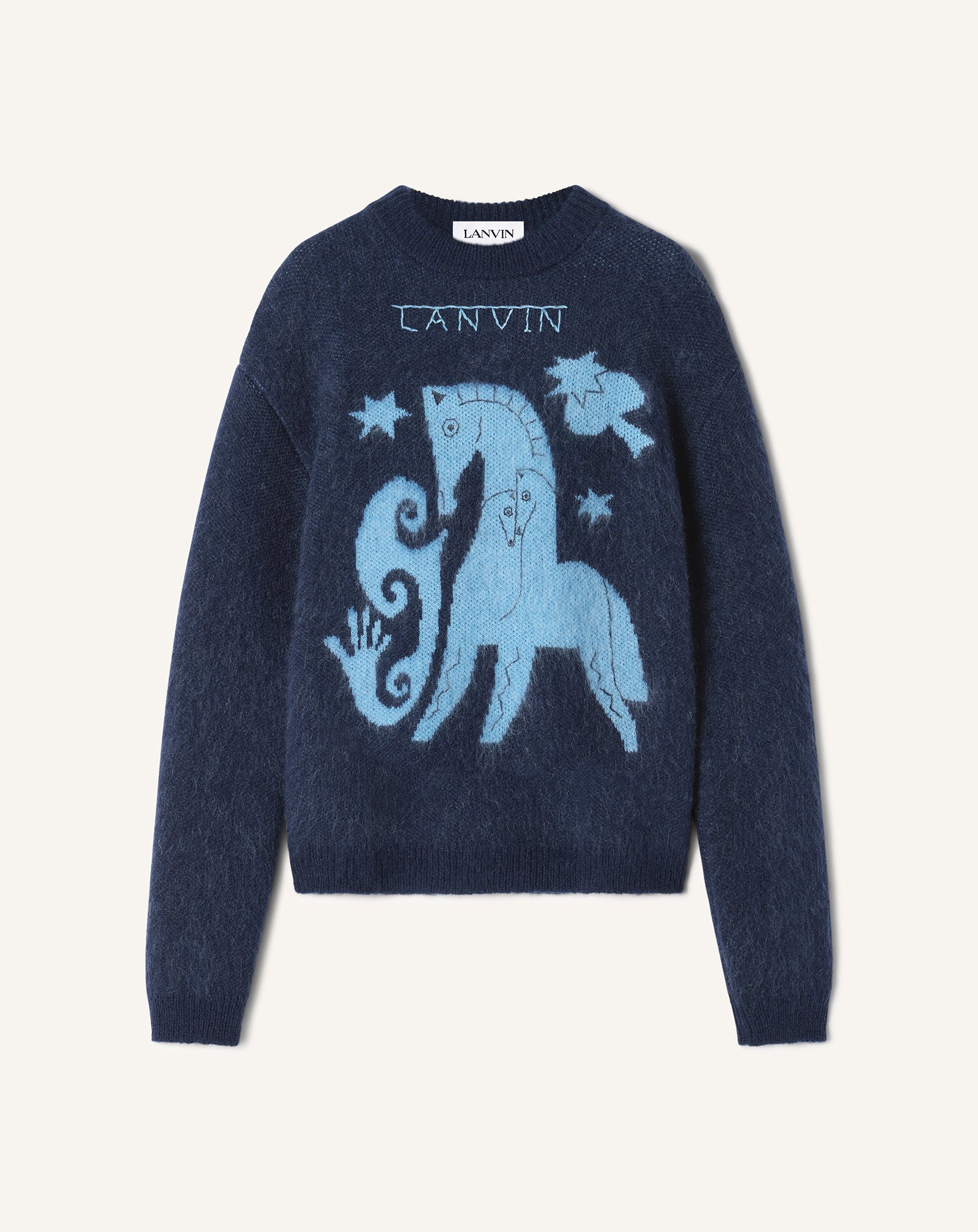 LUNAR YEAR JACQUARD MOHAIR SWEATER
