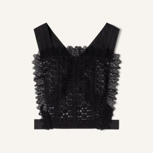 GUIPURE BIB