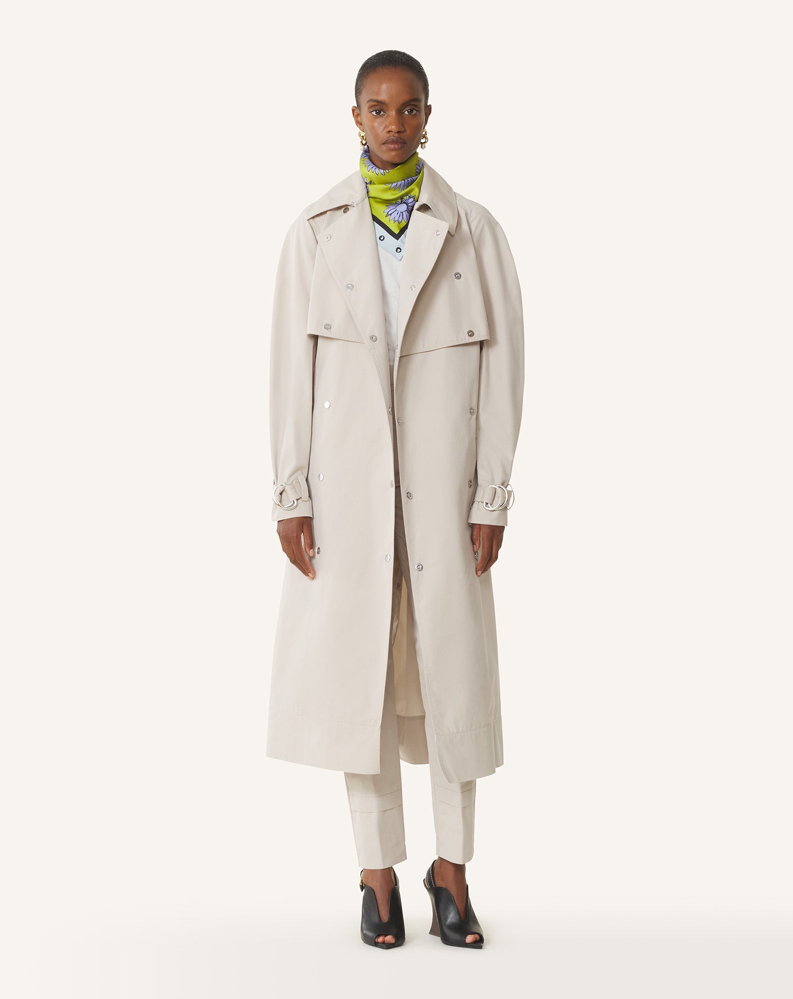 COTTON TRENCH COAT - Image 2