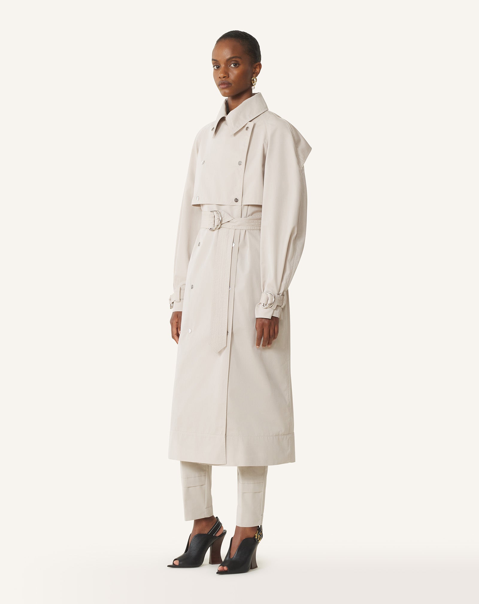 COTTON TRENCH COAT - Image 3