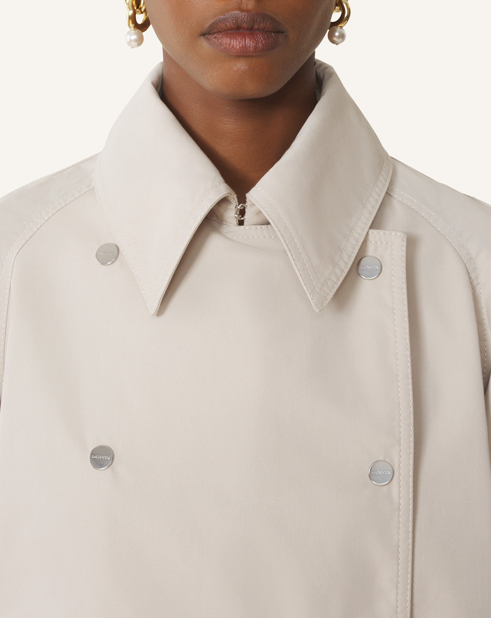 COTTON TRENCH COAT - Image 6