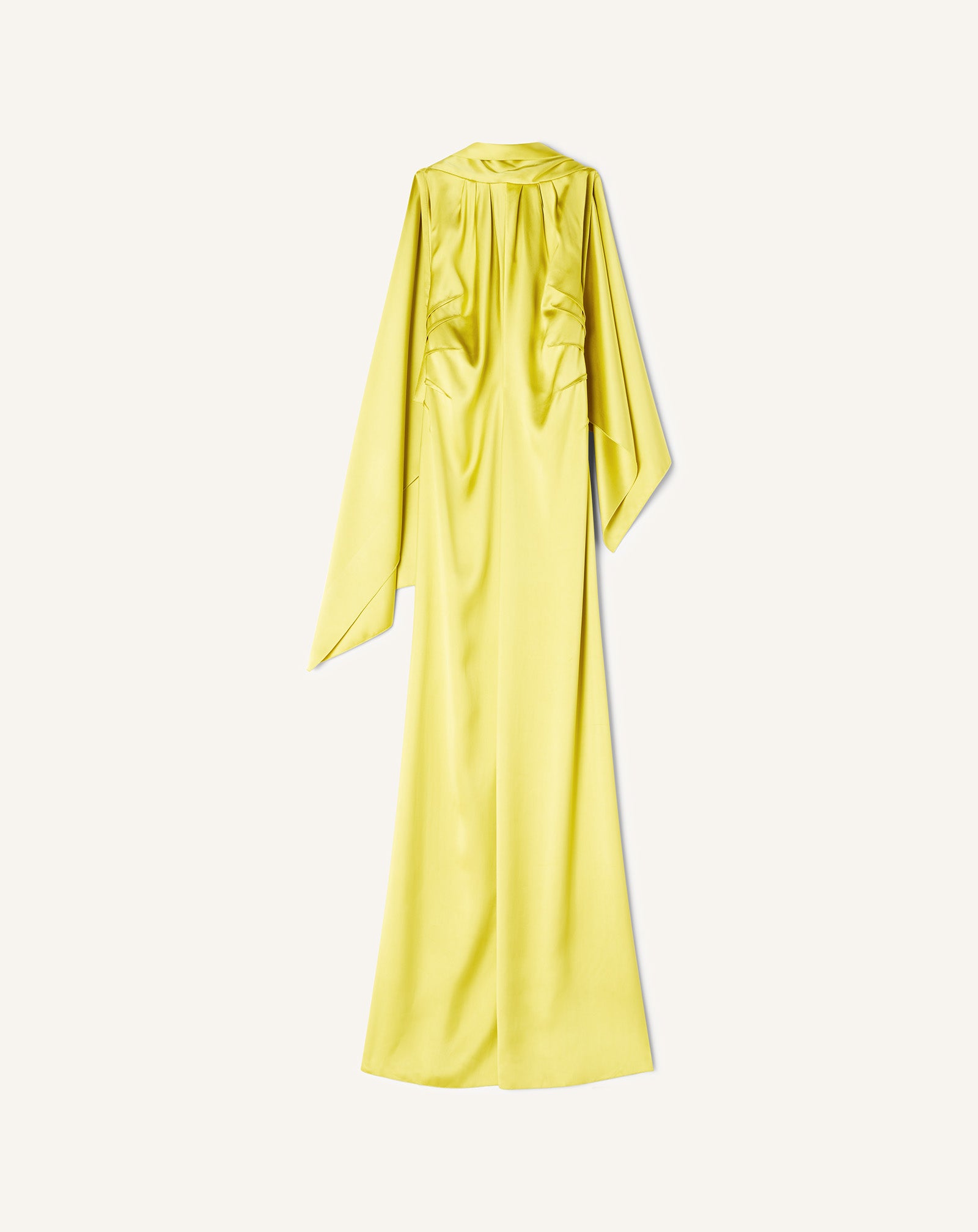 LONG SATIN DRESS