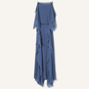 MAXI DRESS IN SILK GEORGETTE