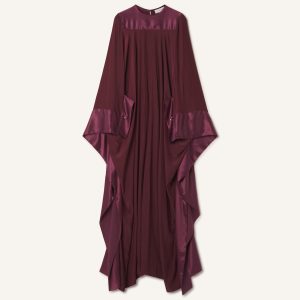 FULL-LENGTH CHARMEUSE DRESS