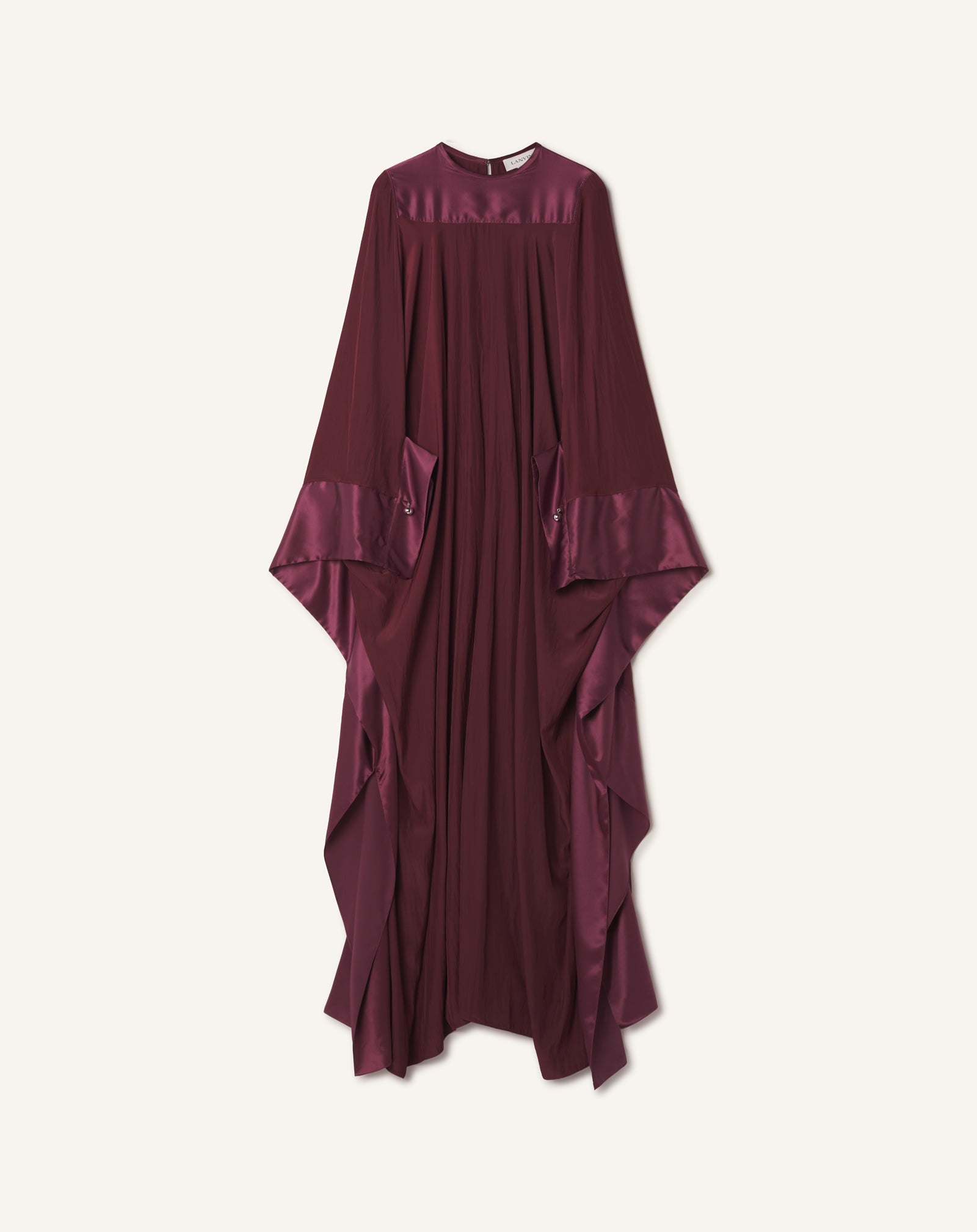 FULL-LENGTH CHARMEUSE DRESS
