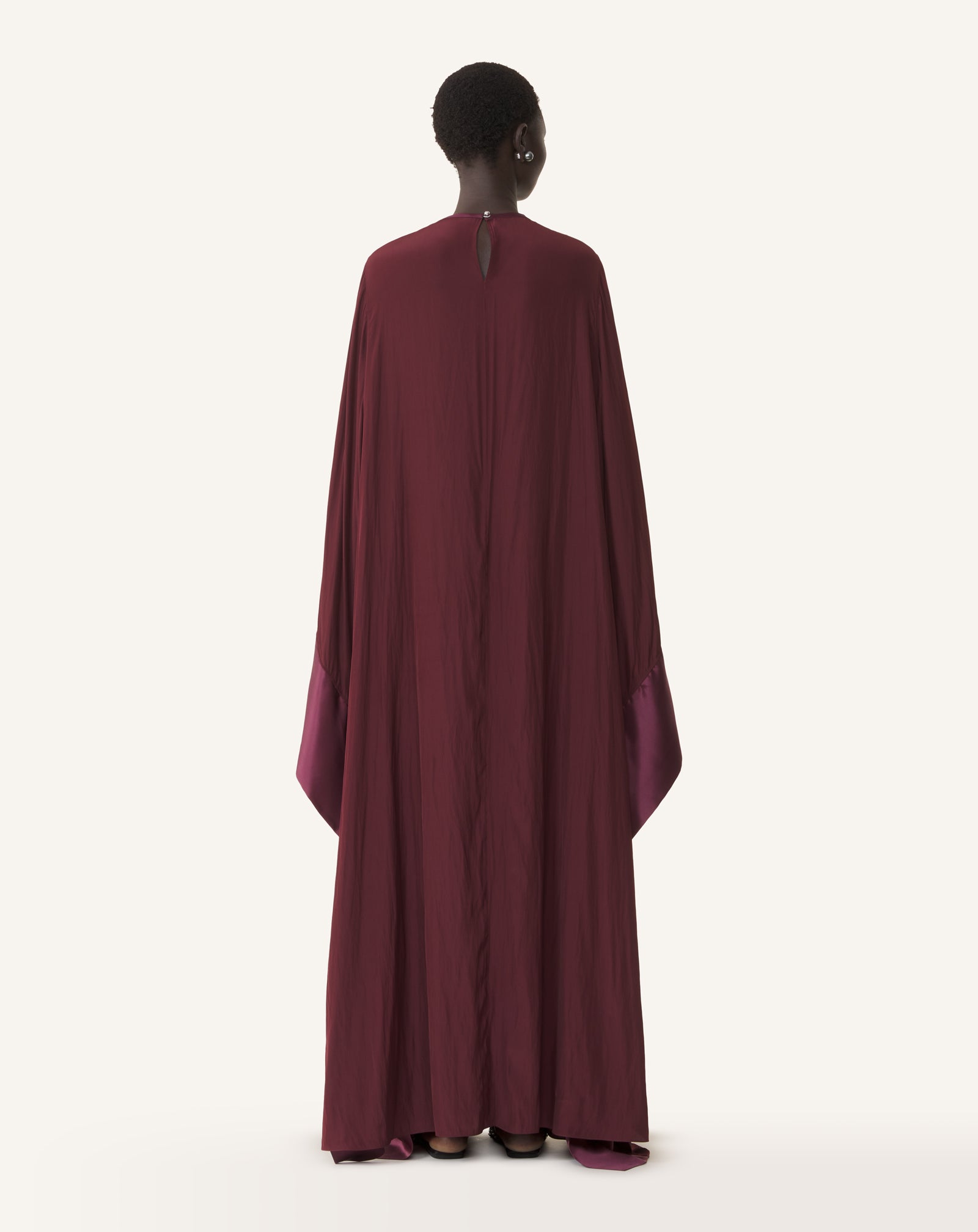 FULL-LENGTH CHARMEUSE DRESS - Image 4