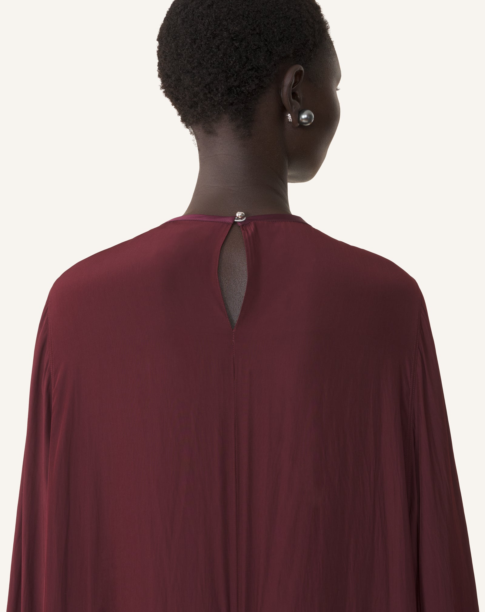 FULL-LENGTH CHARMEUSE DRESS - Image 6