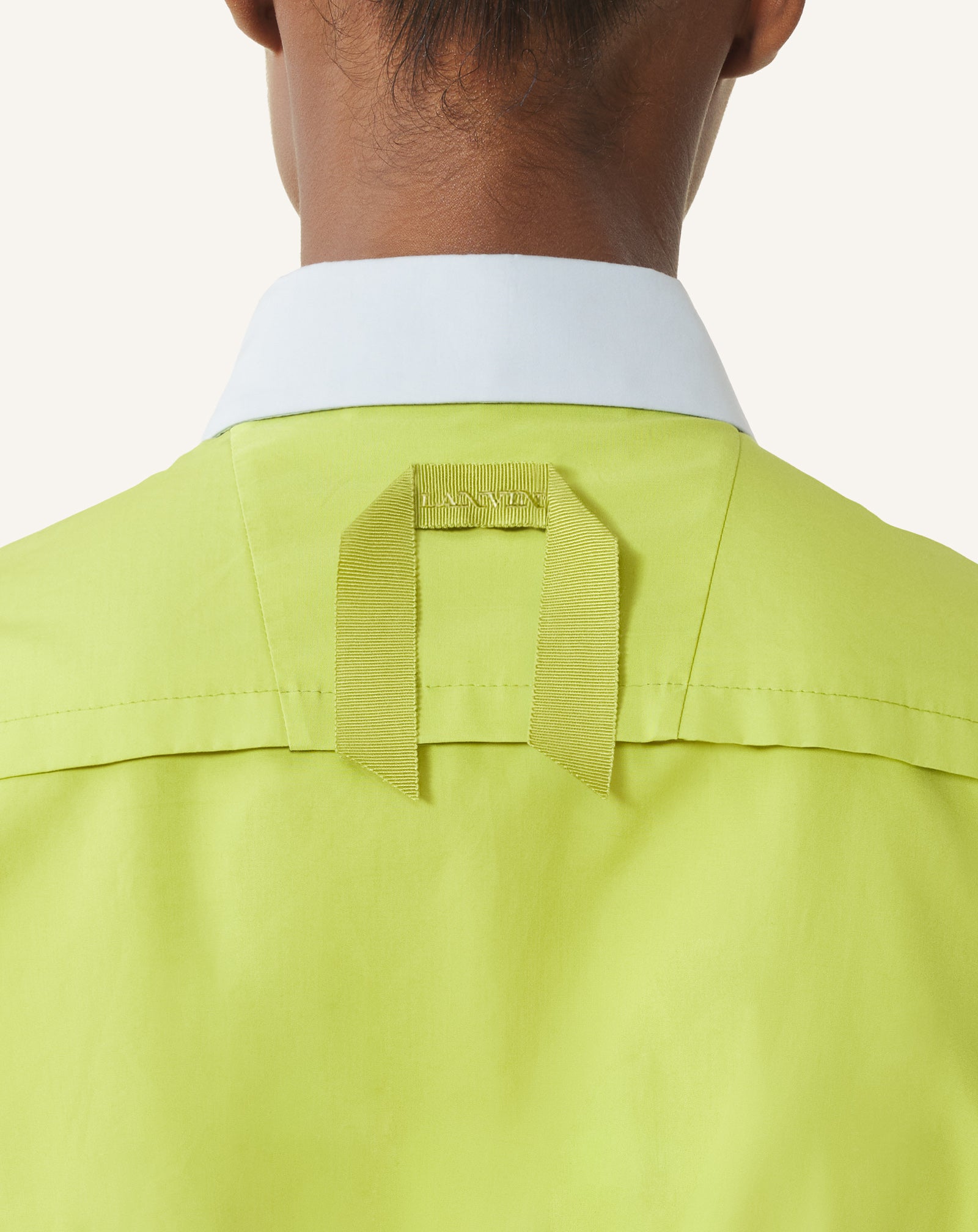 SHORT SHIRT DRESS IN COTTON POPLIN - Image 5